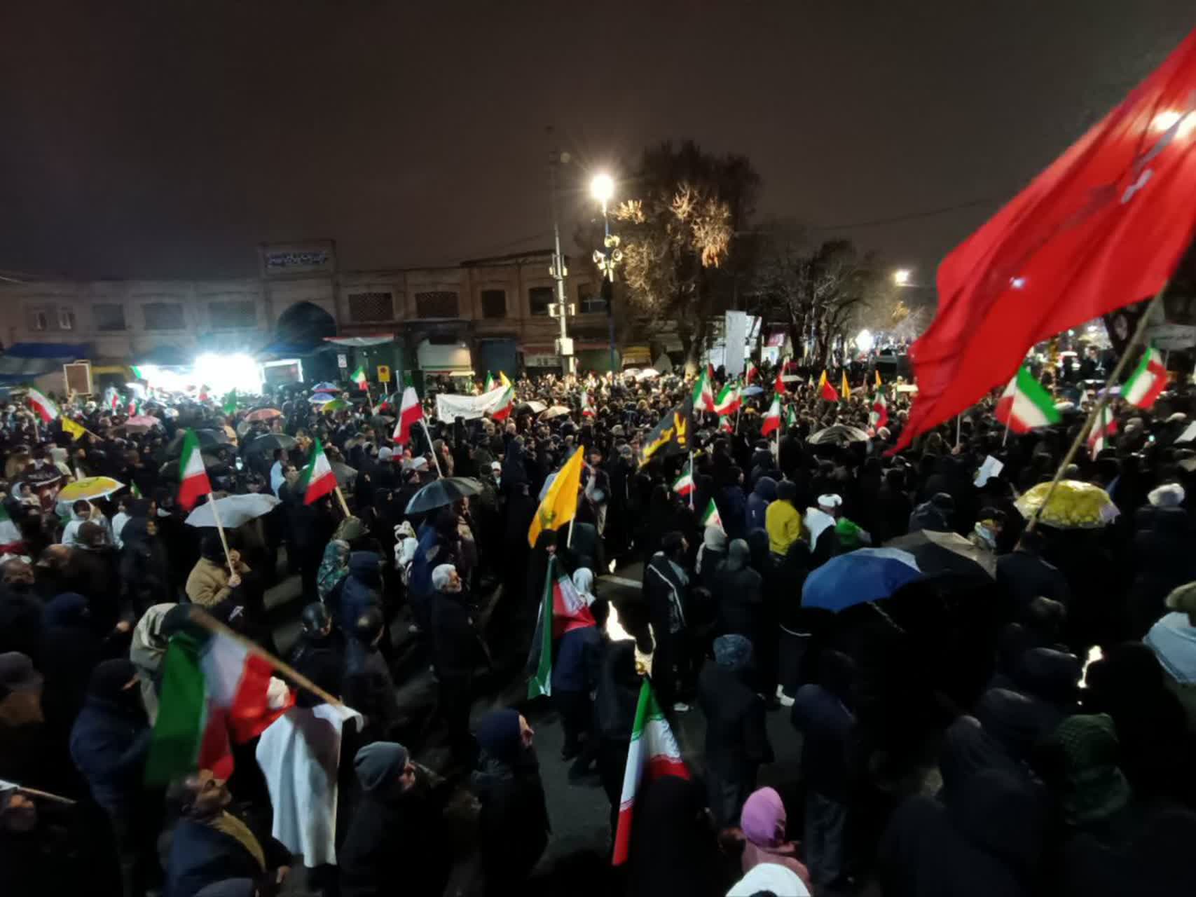 برگزاری آیین شهادت حضرت امام خامنه‌ای در ارومیه + تصاویر