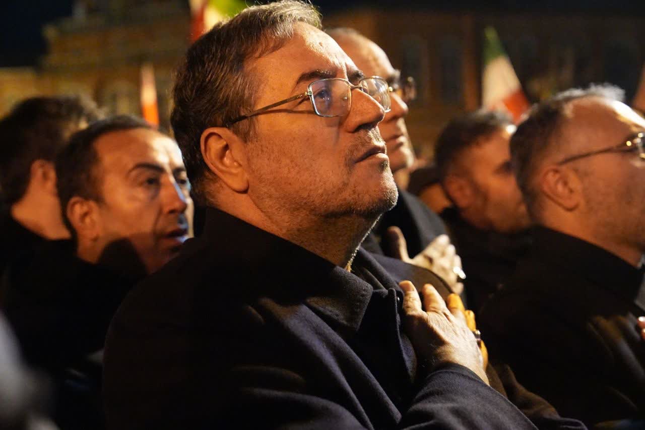 برگزاری آیین شهادت حضرت امام خامنه‌ای (قدس سره) و تشییع پیکر مطهر شهدای حافظان امنیت آذربایجان‌غربی + تصاویر