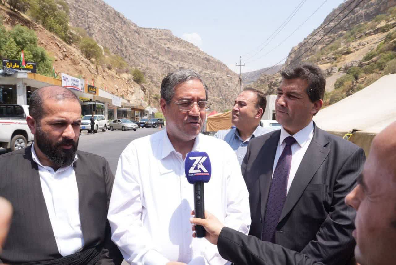 بازدید استاندار آذربایجانغربی از کانیماران عراق + تصاویر