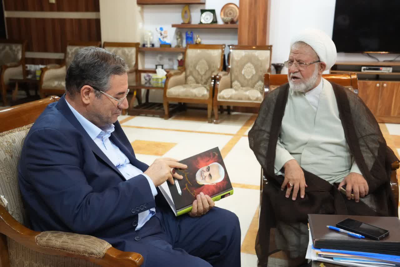 دیدار مشاور عالی نماینده ولی فقیه و رئیس شورای هماهنگی تبلیغات اسلامی کشور با استاندار آذربایجانغربی + تصاویر