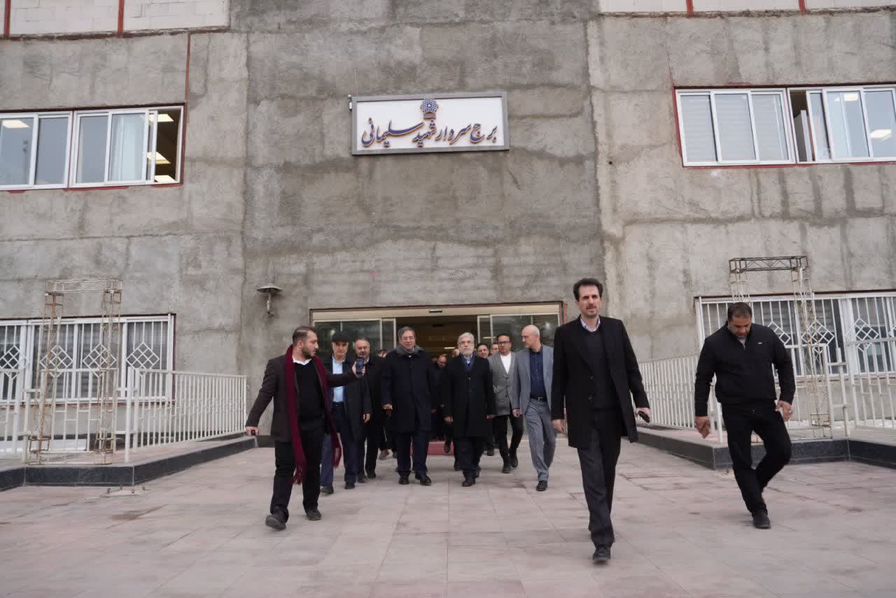 بازدید وزیر علوم و استاندار آذربایجان‌غربی از پروژه توسعه دانشگاه صنعتی ارومیه + تصاویر