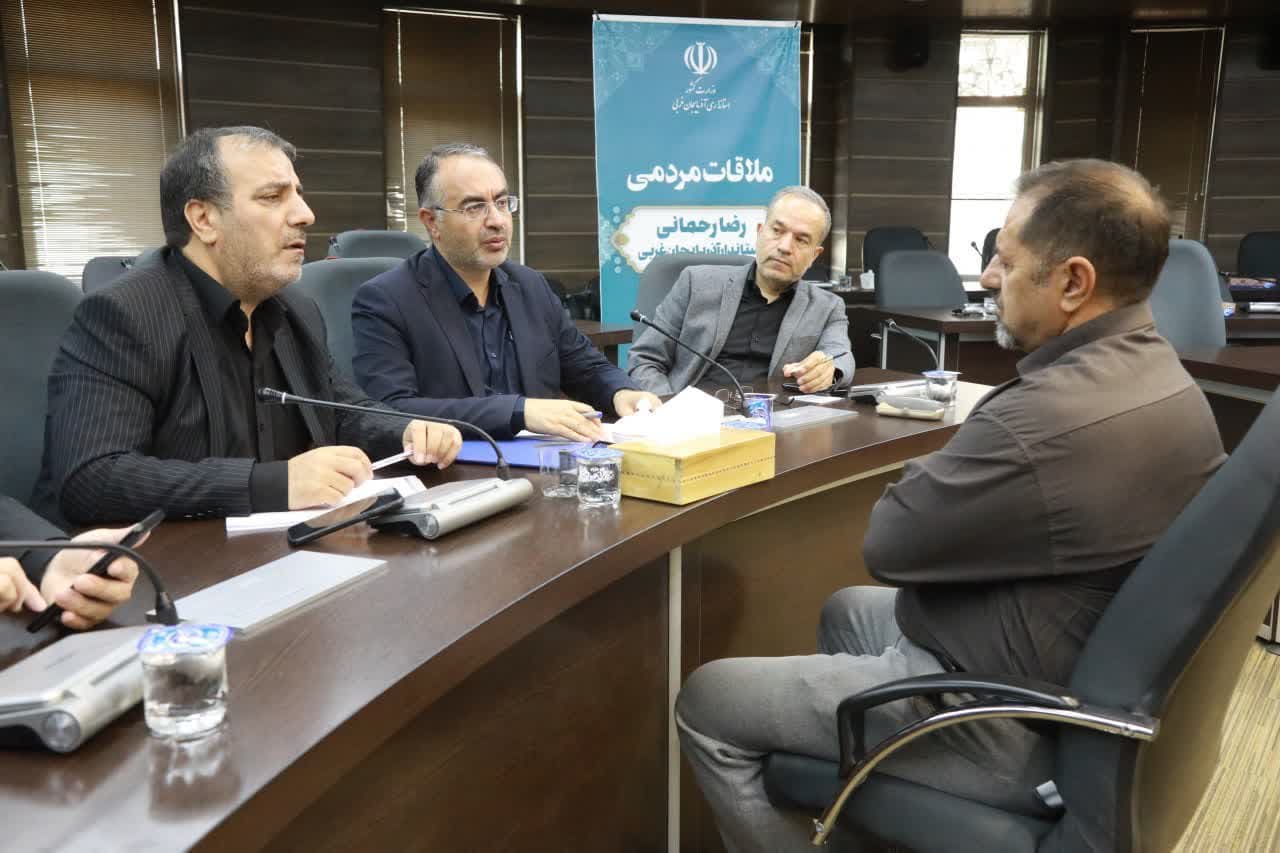 برگزاری ملاقات مردمی مدیران استانداری آذربایجانغربی + تصاویر