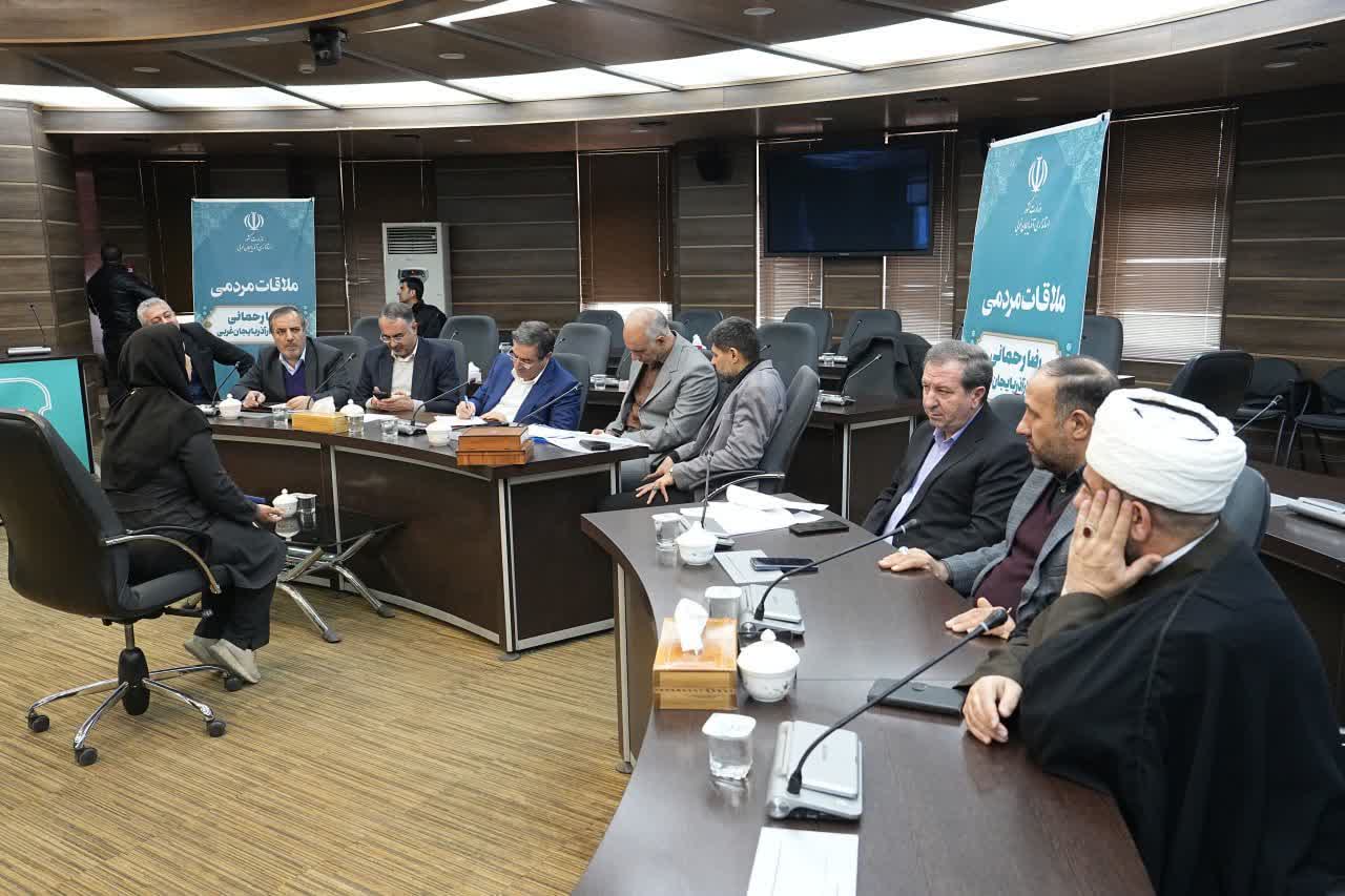 برگزاری ملاقات مردمی استاندار آذربایجان‌غربی + تصاویر