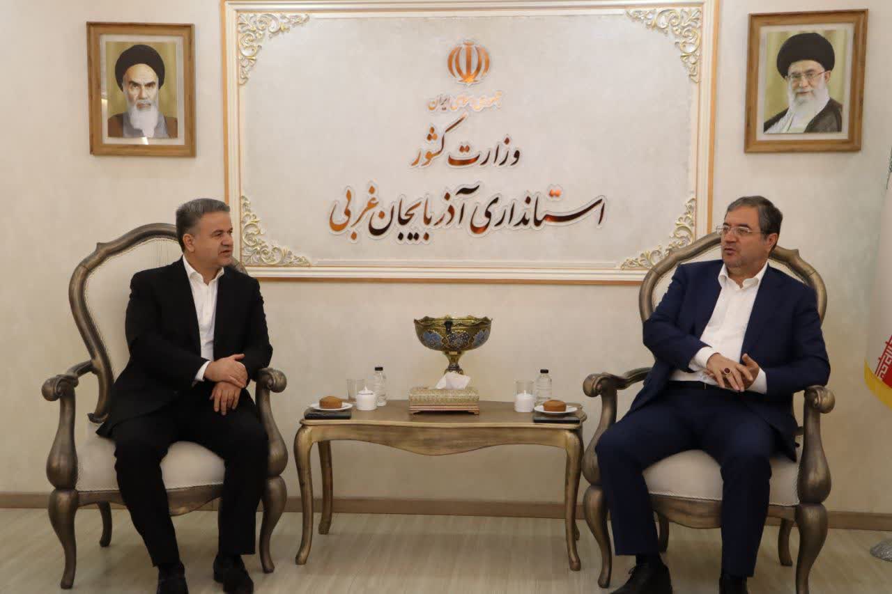 دیدار معاون وزیر صمت با استاندار آذربایجانغربی + تصاویر