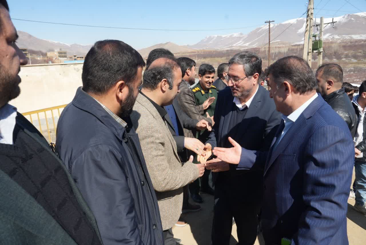 استاندار آذربایجانغربی وارد شهرستان اشنویه شد + تصاویر