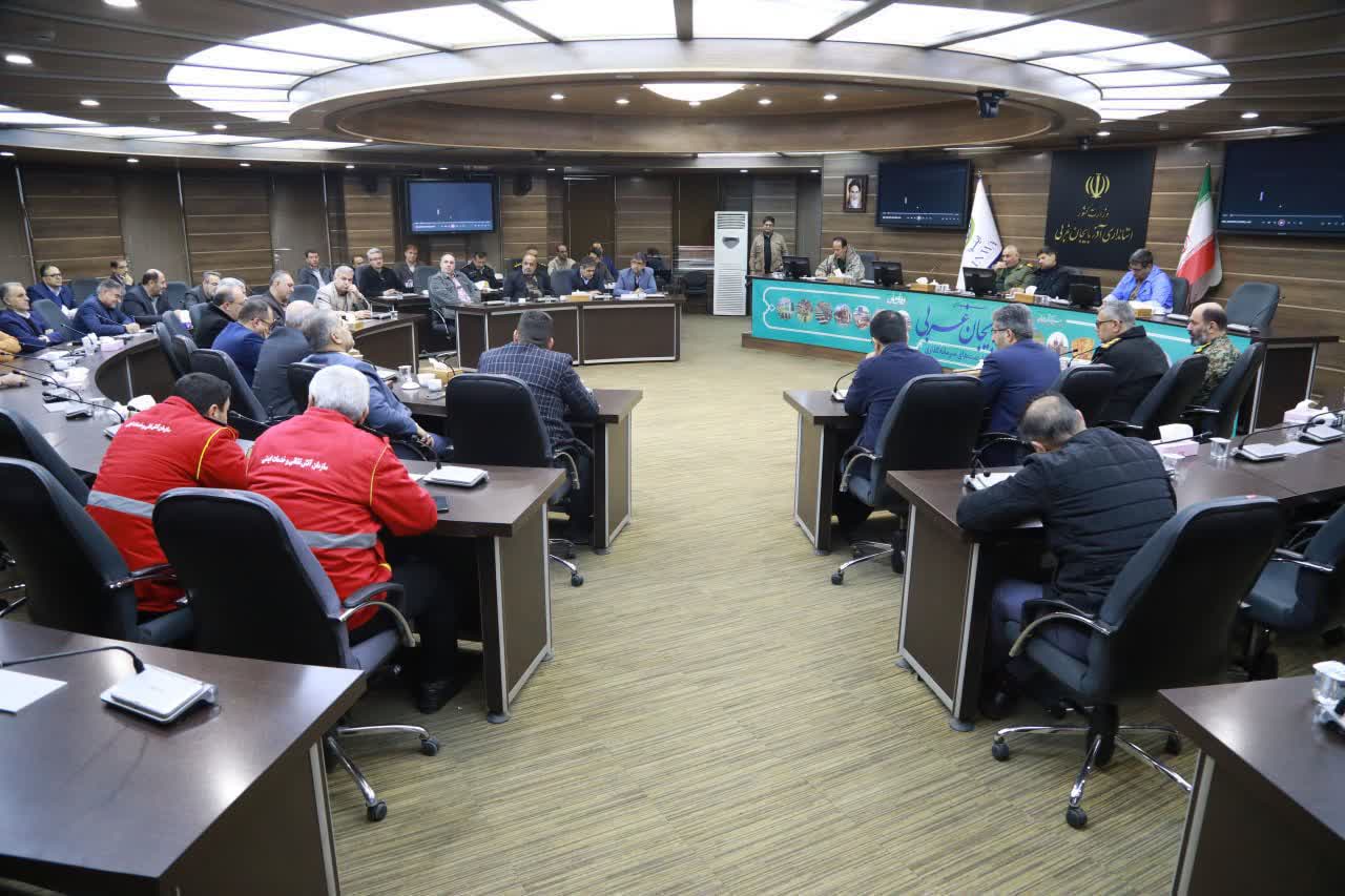 برگزاری جلسه شورای هماهنگی مدیریت بحران آذربایجانغربی + تصاویر