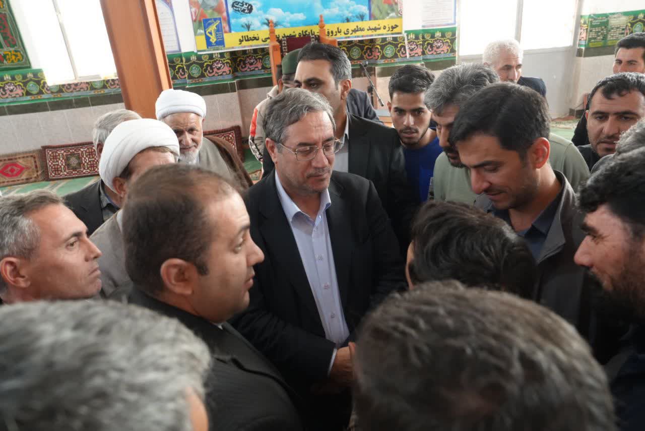 برگزاری آیین کلنگزنی ساخت مدرسه 10 کلاسه در بخش نختالو شهرستان باروق + تصاویر