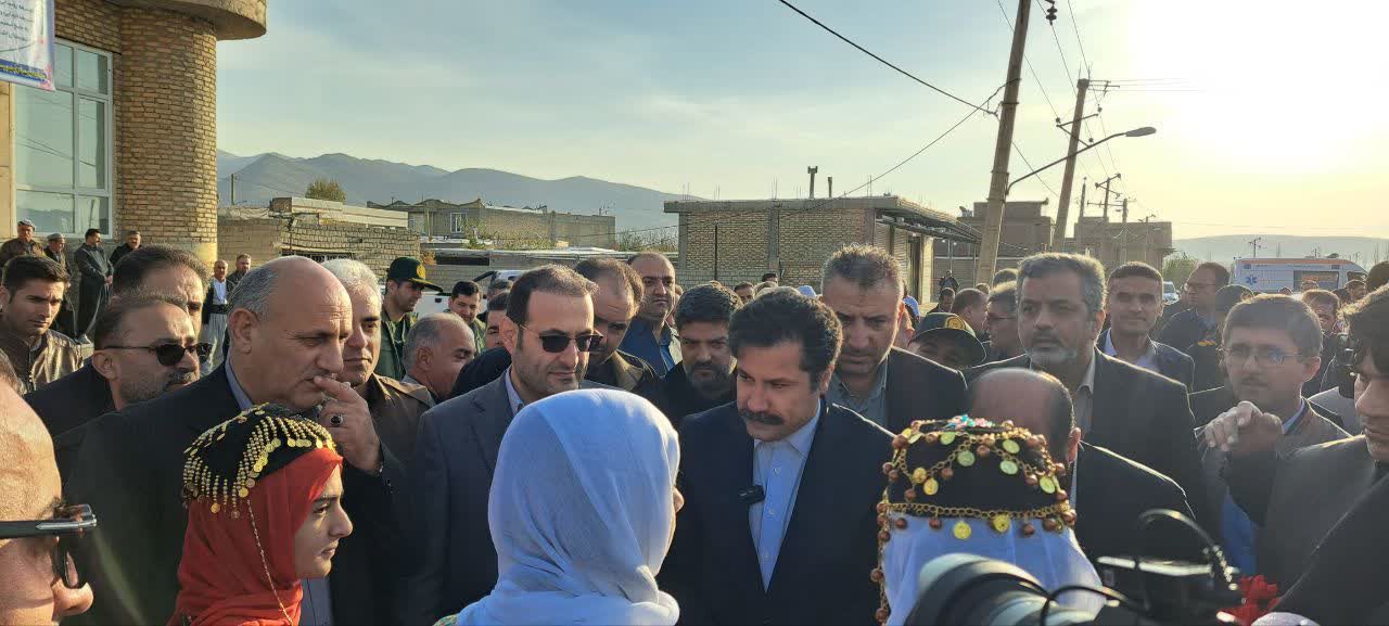 استقبال از معاون رئیسجمهور در شهرستان اشنویه + تصاویر