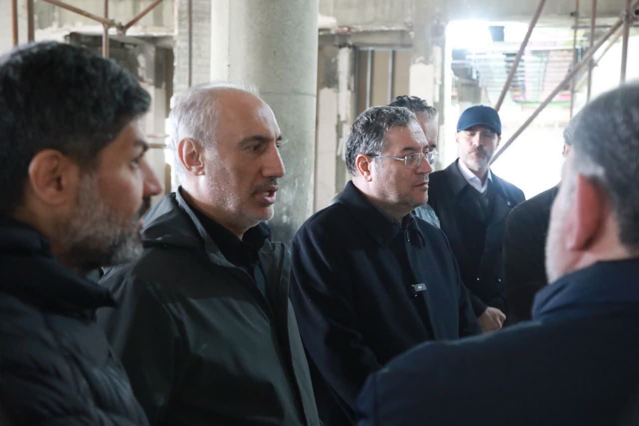 بازدید معاون رئیس‌جمهور و استاندار آذربایجان‌غربی از روند تکمیل پروژه بیمارستان 450 تخت‌خوابی ارومیه + تصاویر