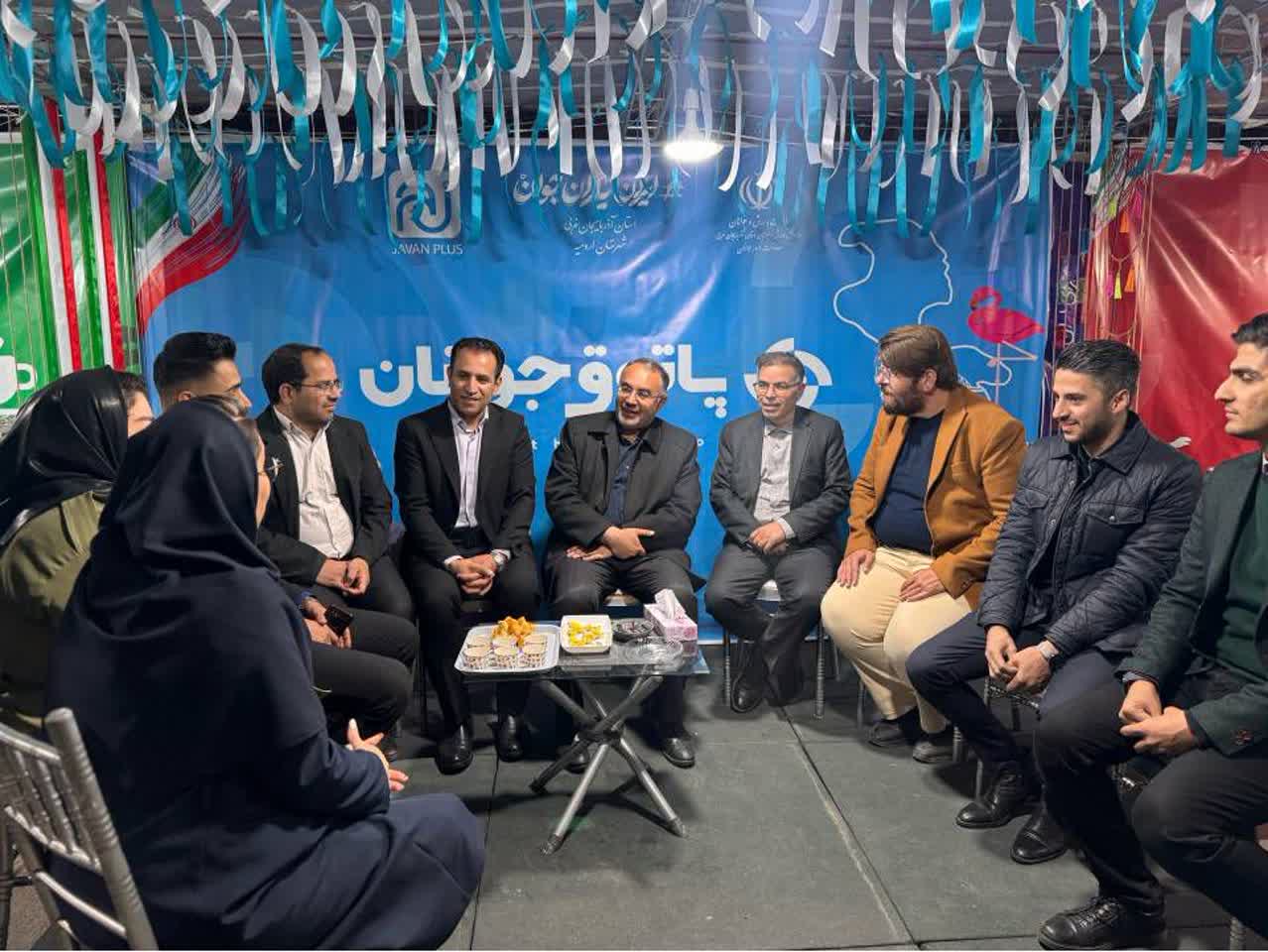 حضور معاون استاندار آذربایجان غربی در موکب جوانان، تشکل ها و سازمانهای مردم نهاد اداره کل ورزش و جوانان استان