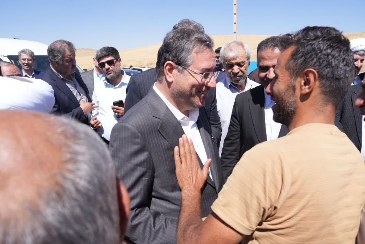 آغاز سفر استاندار آذربایجانغربی به شهرستان تکاب + تصاویر