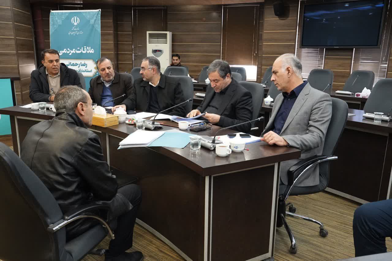 برگزاری ملاقات مردمی استاندار آذربایجان‌غربی + تصاویر