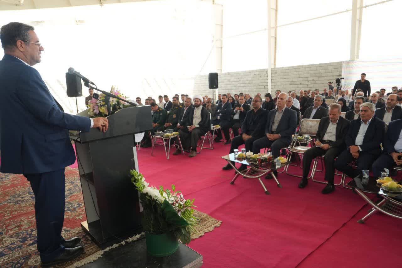 آغاز عملیات اجرایی فاز دوم توسعه پروژه تولید نشاسته و گلوتن گندم در نقده + تصاویر