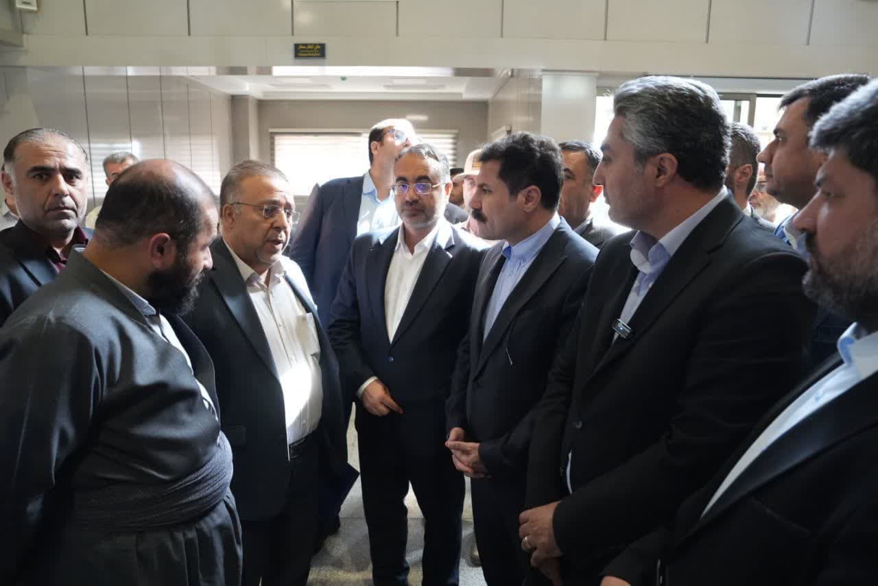 بازدید معاون رئیسجمهور از پایانه مرزی سرو + تصاویر