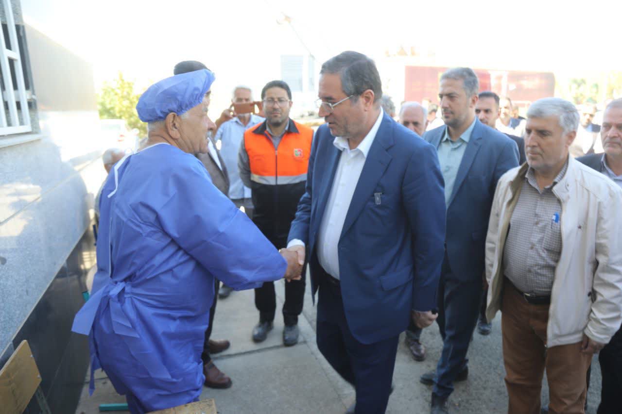 دیدار استاندار آذربایجانغربی با دکتر قاضیزاده هاشمی در نقده + تصاویر