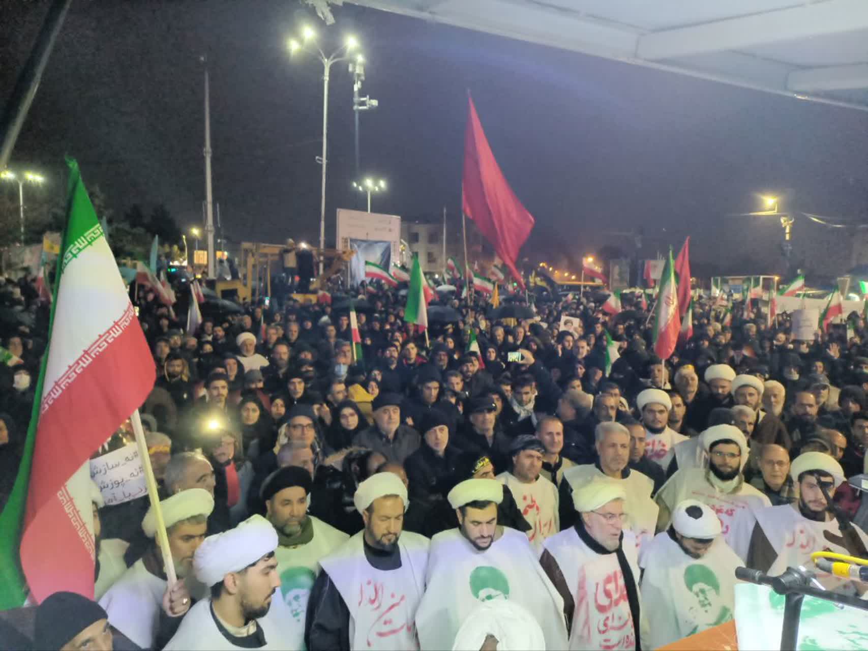 برگزاری آیین شهادت حضرت امام خامنه‌ای در ارومیه + تصاویر