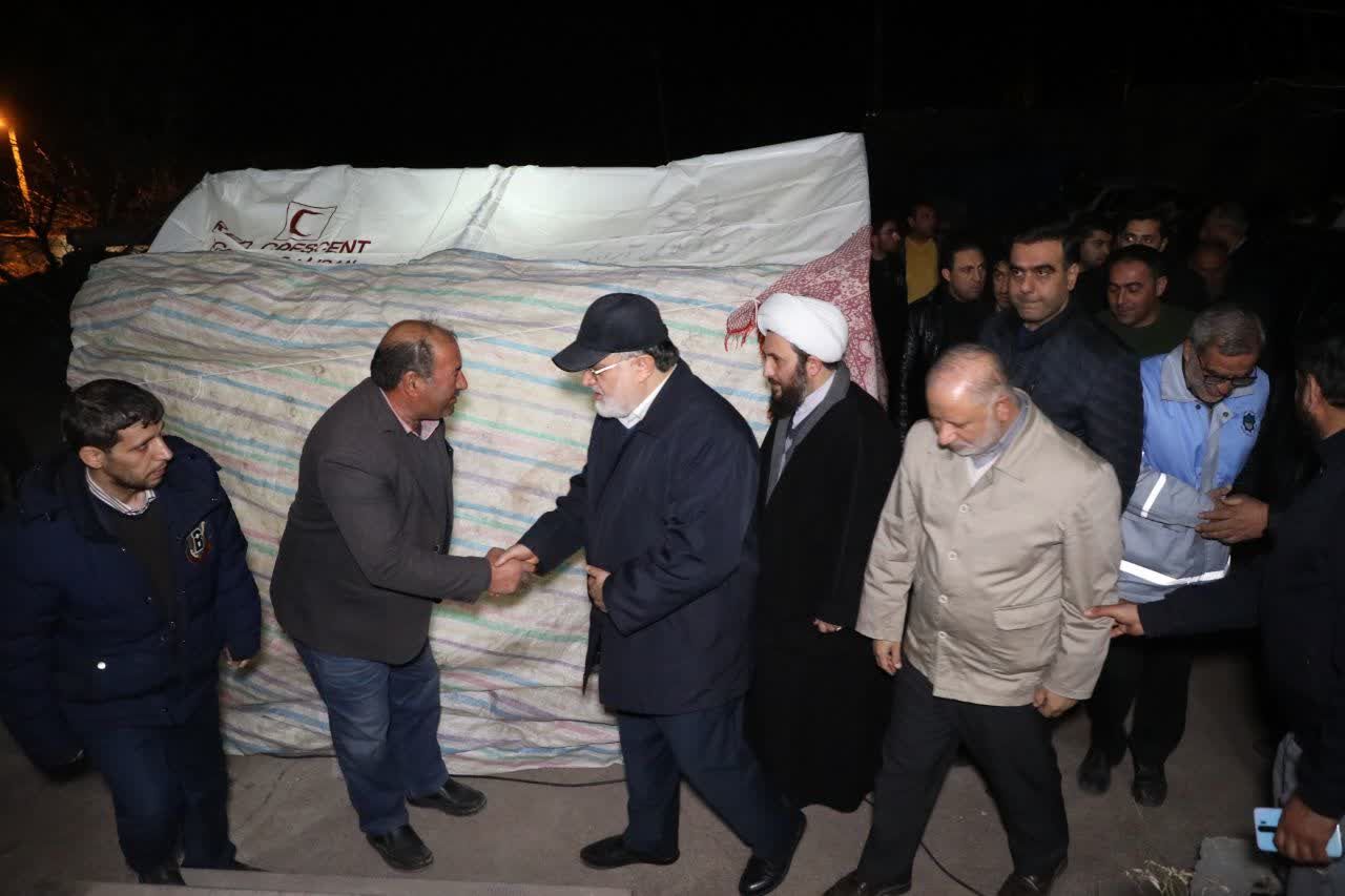 آلبوم تصویری / بازدید شبانه استاندار آذربایجانغربی از مناطق زلزله زده شهرستان خوی