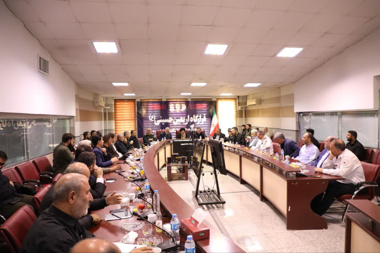 برگزاری جلسه ستاد اربعین آذربایجانغربی در مرز تمرچین + تصاویر