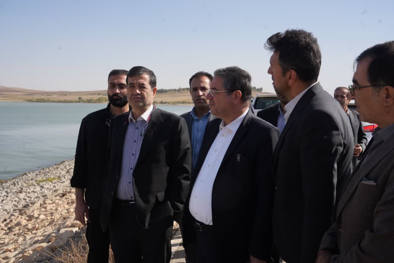 بازدید وزیر ورزش و جوانان از سد حسنلو + تصاویر