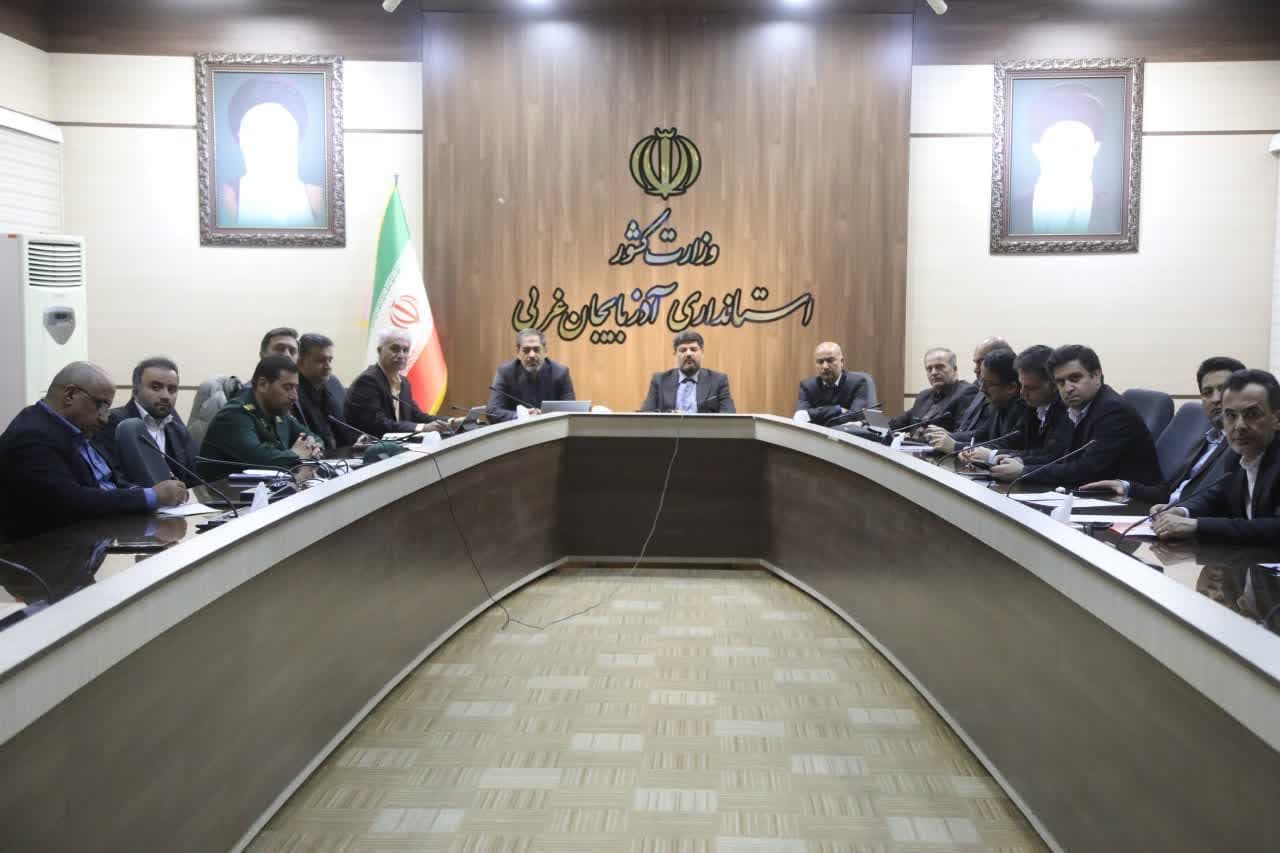 حضور معاون هماهنگی امور عمرانی استاندار آذربایجانغربی در جلسه وبینار کشوری سازگاری با کم آبی