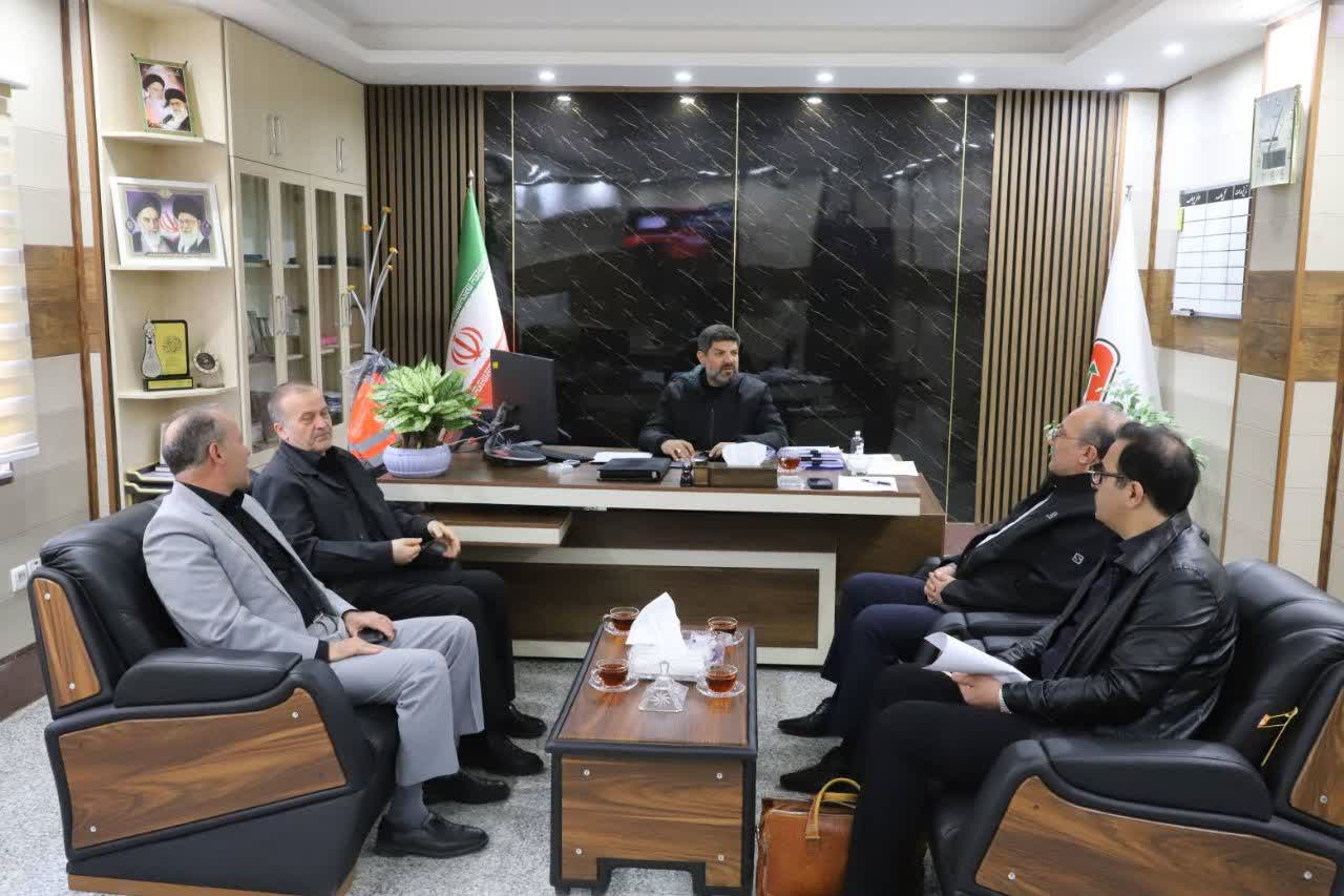 برگزاری جلسه هماهنگی و بررسی مشکلات پروژه مرکز لجستیک و بندر خشک شهرستان نقده