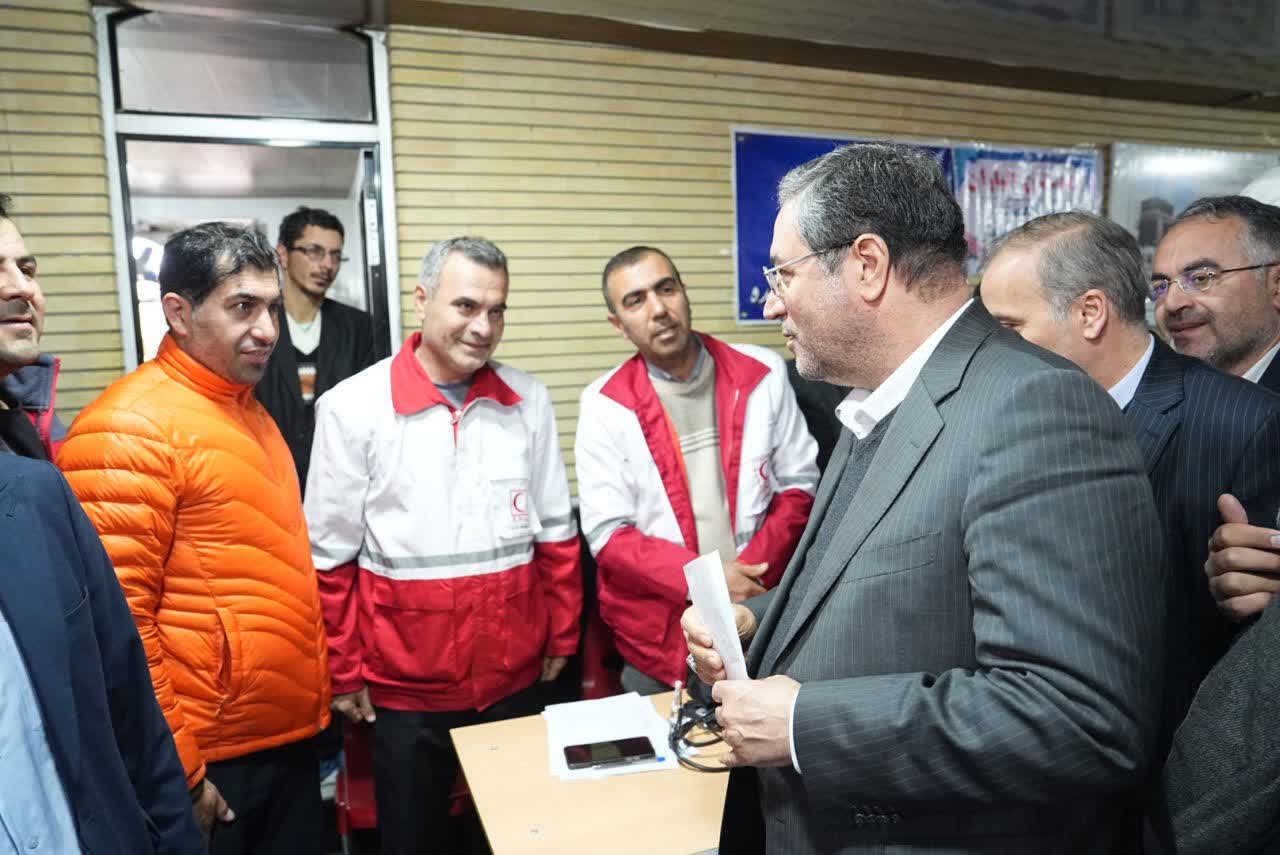 حضور استاندار آذربایجان‌غربی در جمع مردم شهر محمدیار + تصاویر