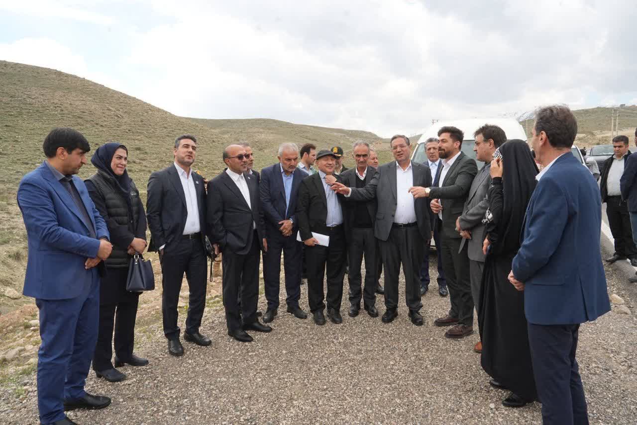 بازدید استاندار آذربایجان‌غربی از محور استراتژیک ماکو - قلیش‌لانمش