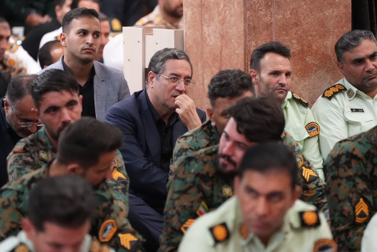 حضور استاندار آذربایجانغربی در مراسم بزرگداشت شهید علیرضا لطفی در ارومیه + تصاویر