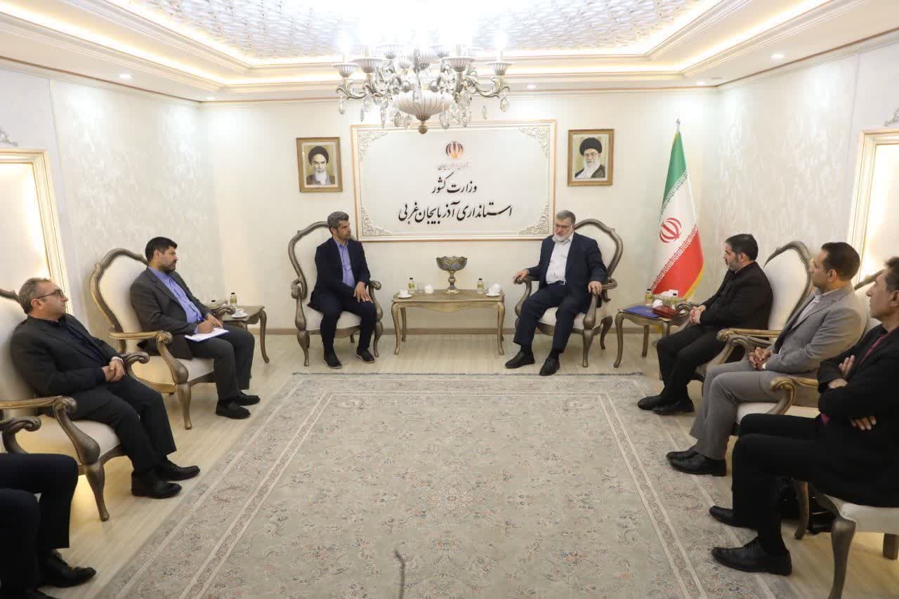دیدار رئیس فدراسیون تکواندوی جمهوری اسلامی ایران با استاندار آذربایجانغربی + تصاویر