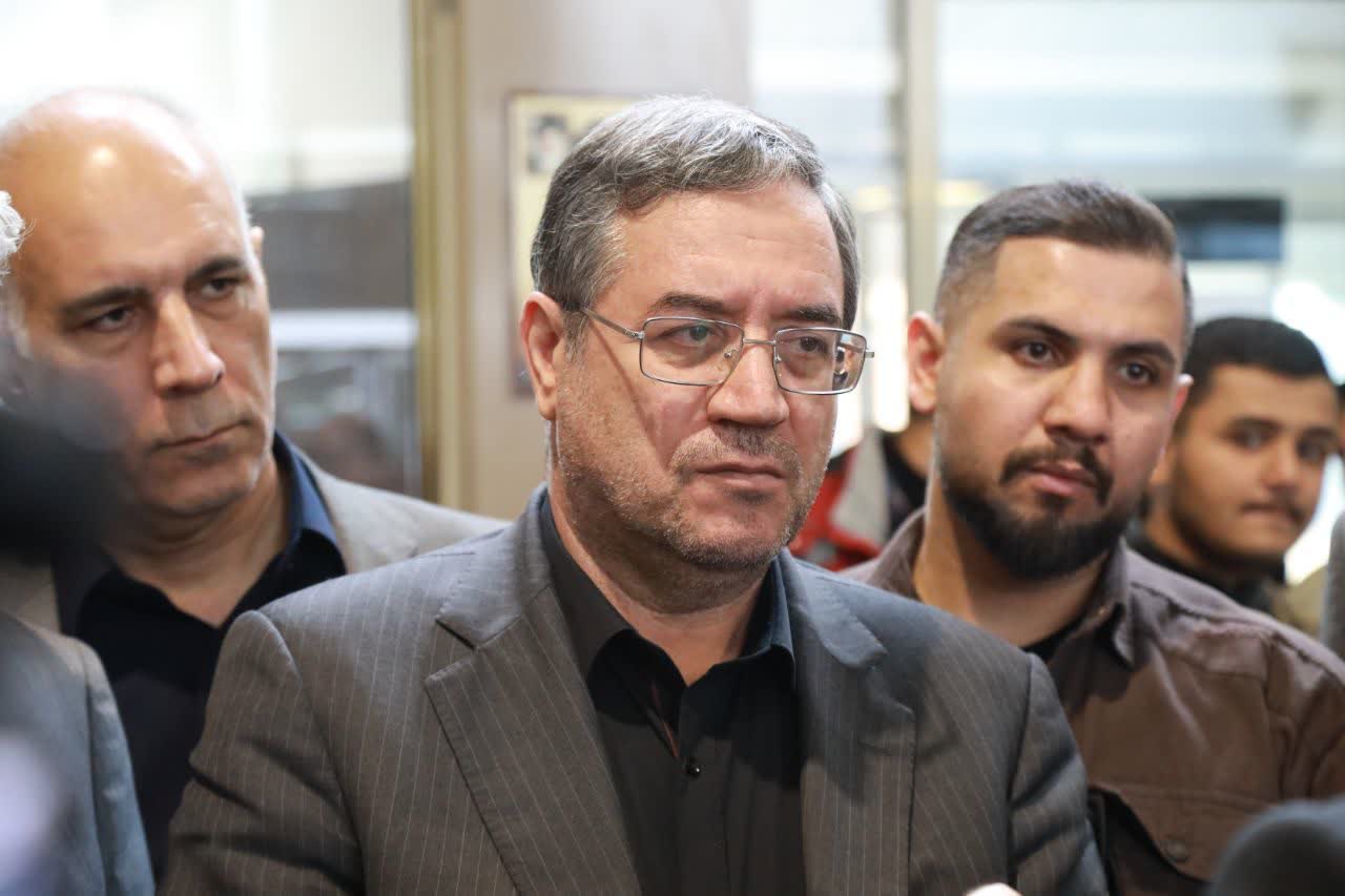 بازدید استاندار آذربایجان‌غربی از پایانه مرزی سرو ارومیه + تصاویر