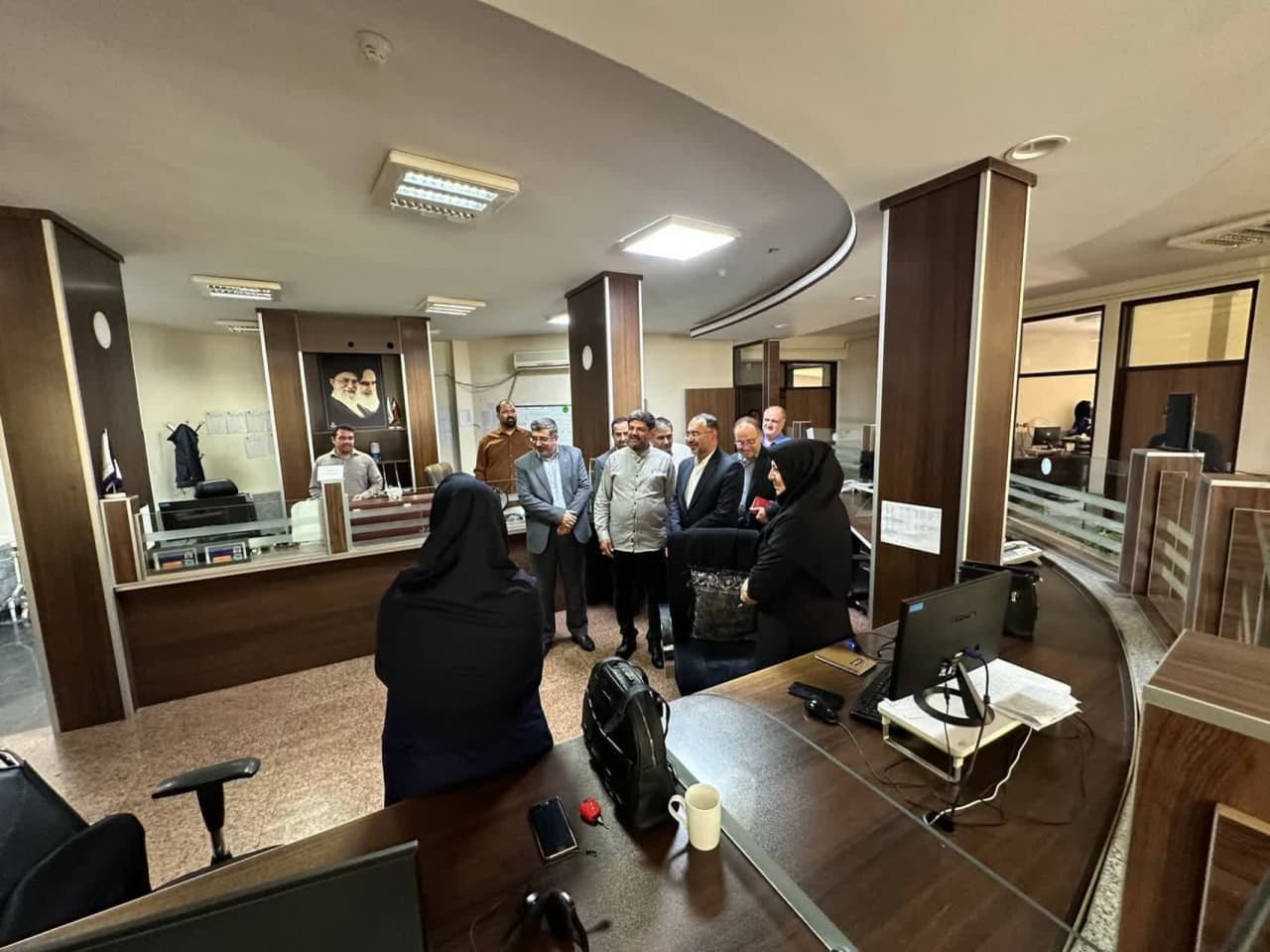 بازدید سرپرست معاونت سیاسی و اجتماعی و معاون هماهنگی امور عمرانی استاندار آذربایجانغربی از مرکز پایش و راهبری تاسیسات آب و فاضلاب استان