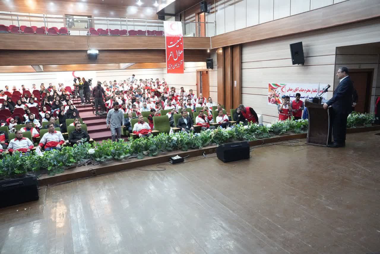 آلبوم تصویری / برگزاری مراسم تجلیل از رشادت‌های امدادگران جمعیت هلال احمر آذربایجان‌غربی