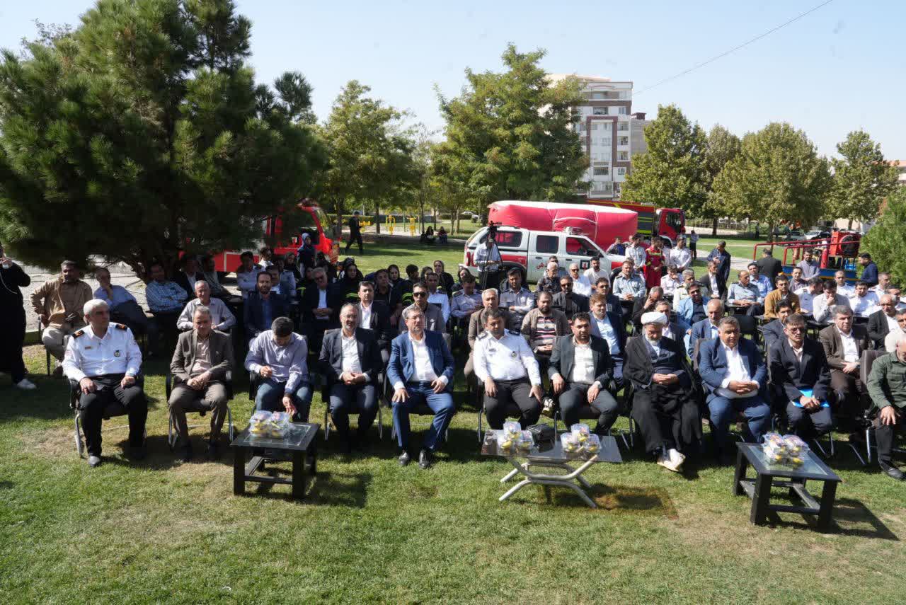 برگزاری آیین کلنگزنی ایستگاه آتشنشانی البرز در ارومیه + تصاویر