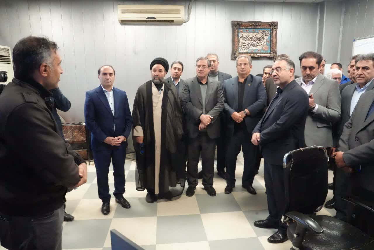 بازدید استاندار آذربایجانغربی از شرکت کیمیا کلر کبودان در ارومیه + تصاویر