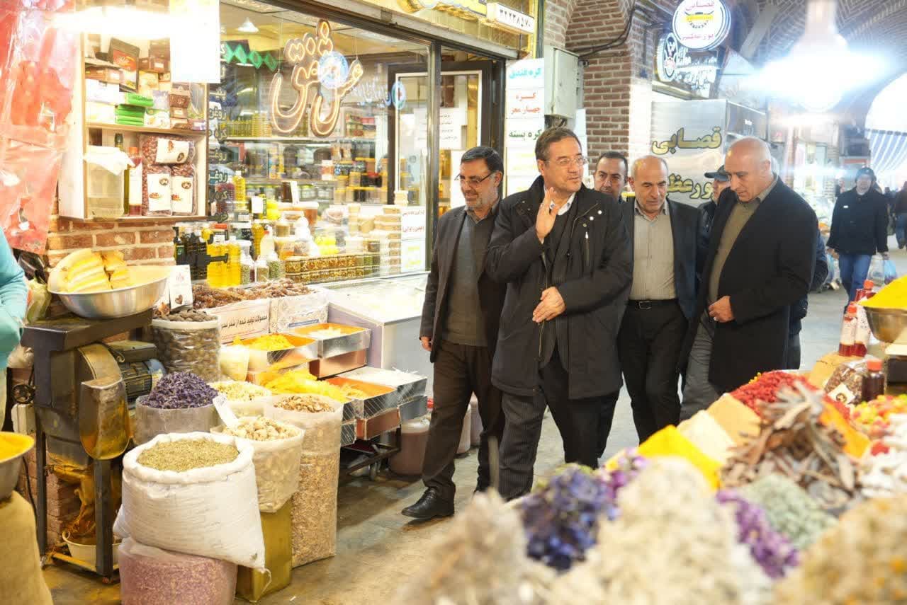 آلبوم تصویری / بازدید استاندار آذربایجانغربی از بازار قدیمی ارومیه