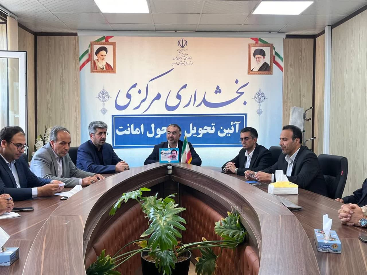 برگزاری مراسم تودیع و معارفه بخشدار بخش مرکزی شهرستان ارومیه + تصاویر