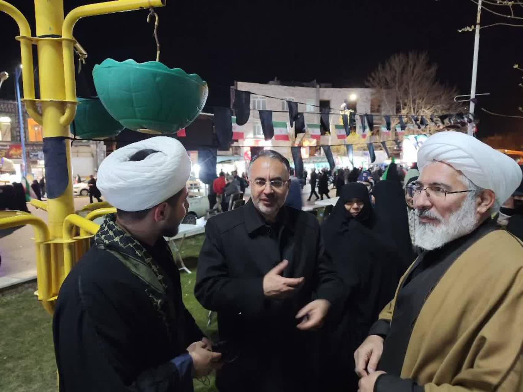 حضور معاون سیاسی و اجتماعی استاندار در موکب حوزه های عملیه و قدردانی از حضور مستمر موکب داران