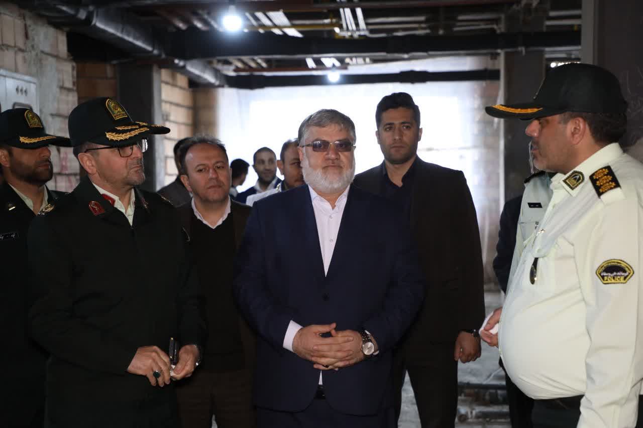 بازدید استاندار آذربایجان غربی از روند احداث بیمارستان انتظامی استان + تصاویر