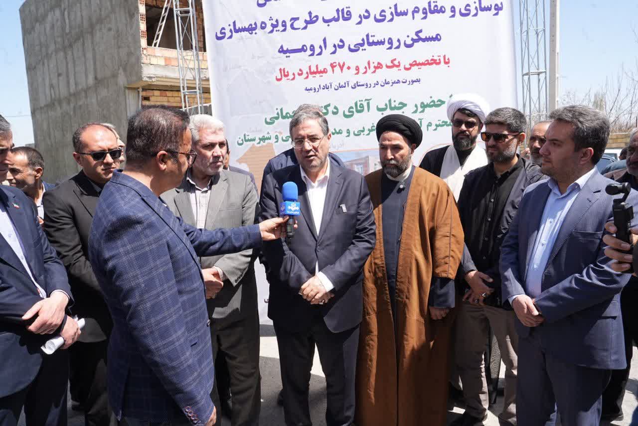 بهره‌برداری از پروژه‌های عمرانی روستایی شهرستان ارومیه + تصاویر