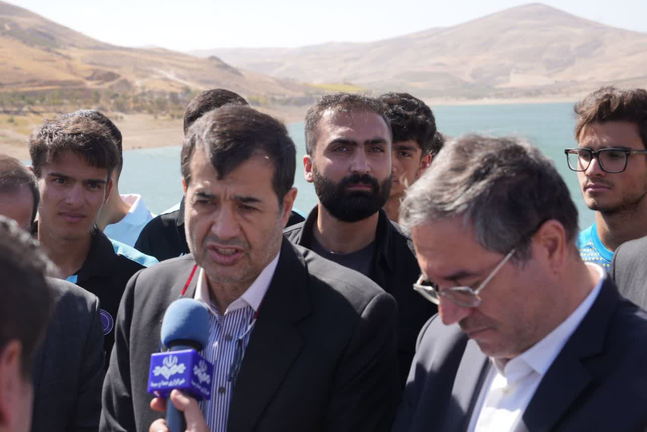 بازدید وزیر ورزش و جوانان از اردوی تیم ملی روئینگ در مهاباد + تصاویر