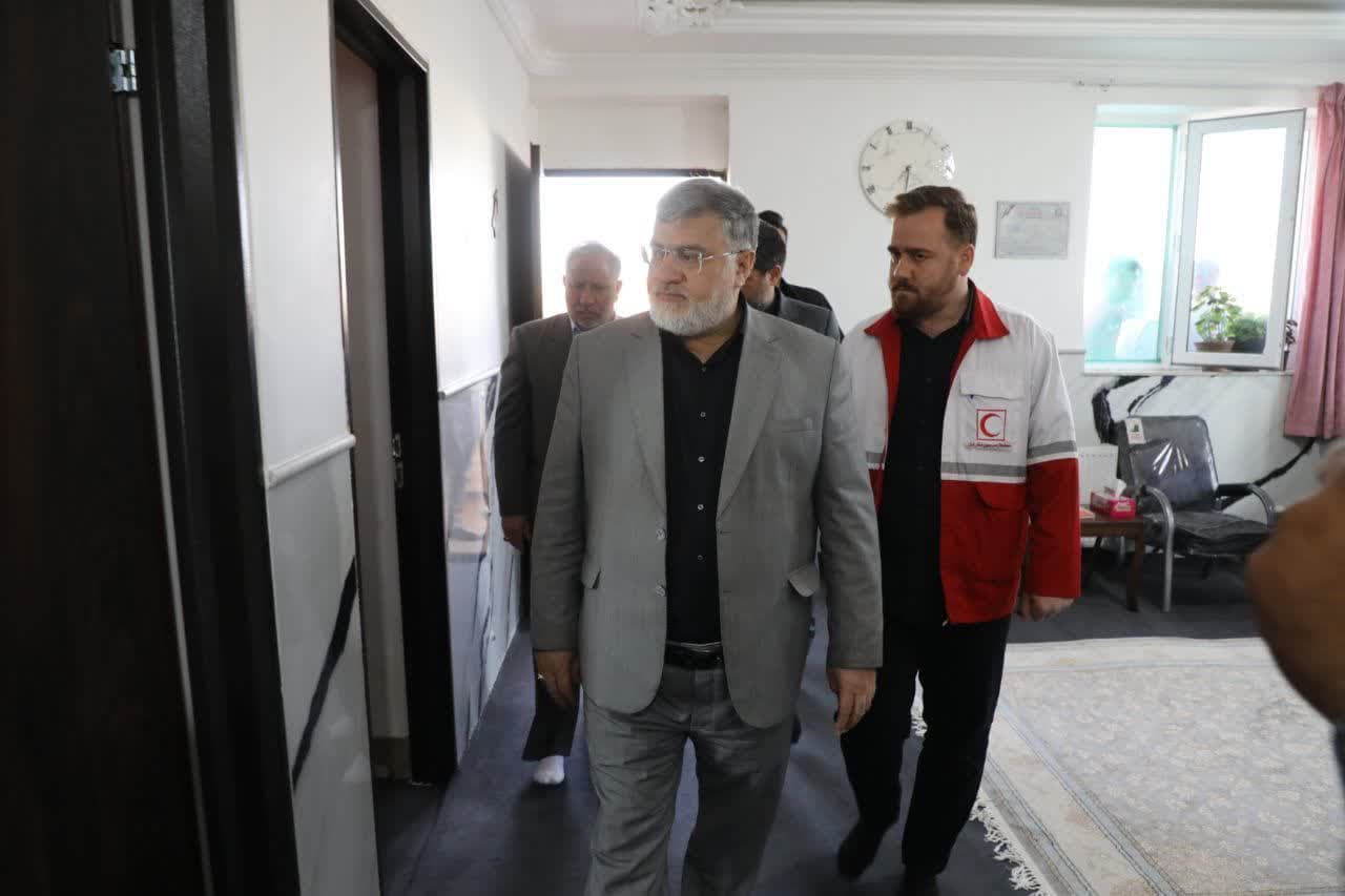 افتتاح پایگاه امداد و نجات جاده ای و امداد سرای هلال احمر سلماس + تصاویر