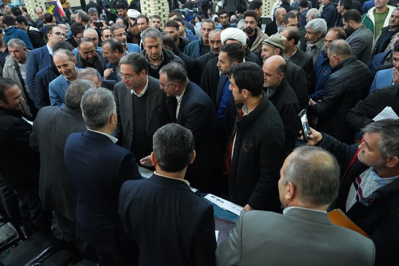 حضور استاندار آذربایجان‌غربی در جمع مردم شهر محمدیار + تصاویر