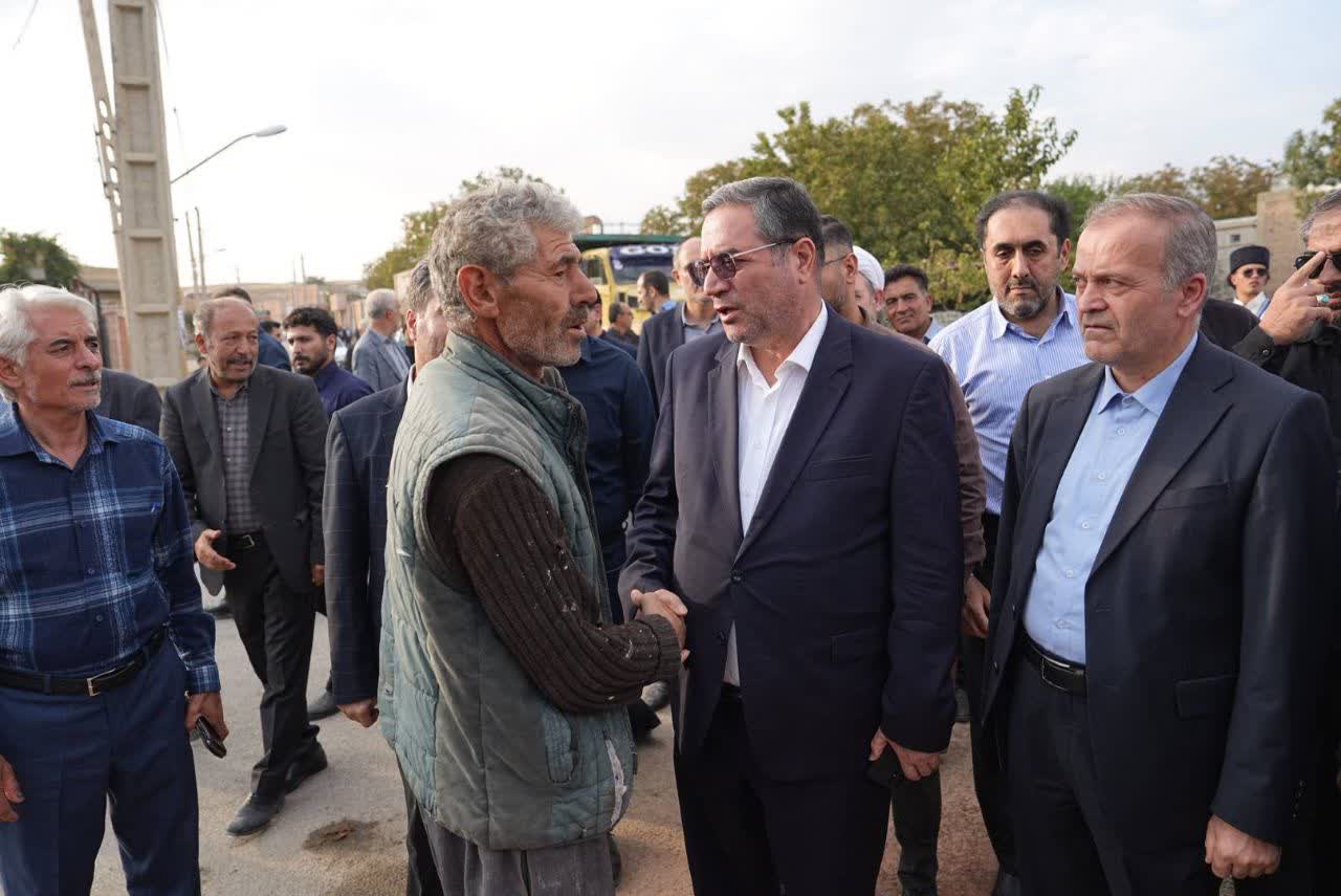 بازدید استاندار آذربایجان‌غربی از روستای تاریخی حسنلو + تصاویر