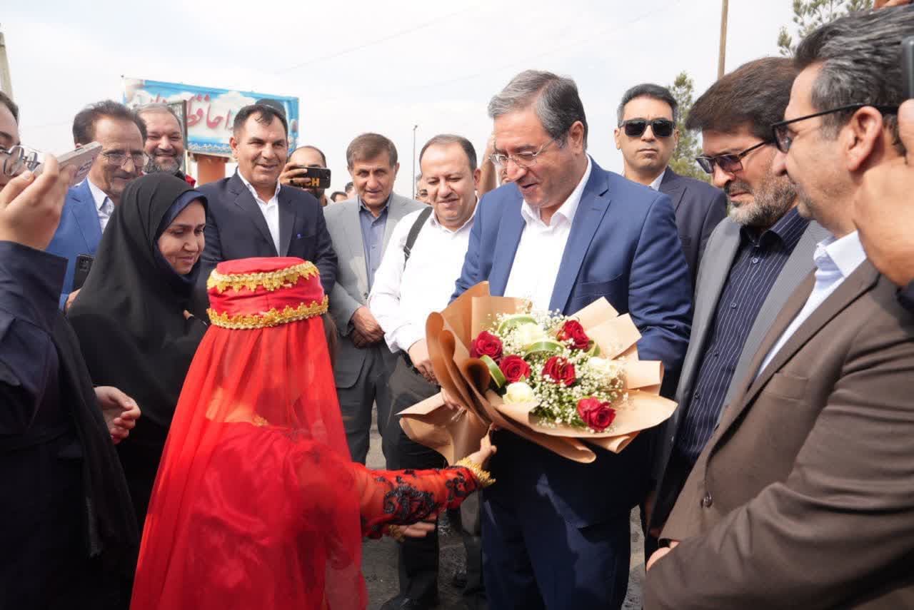 آغاز سفر استاندار آذربایجانغربی به شهرستان میاندوآب + تصاویر