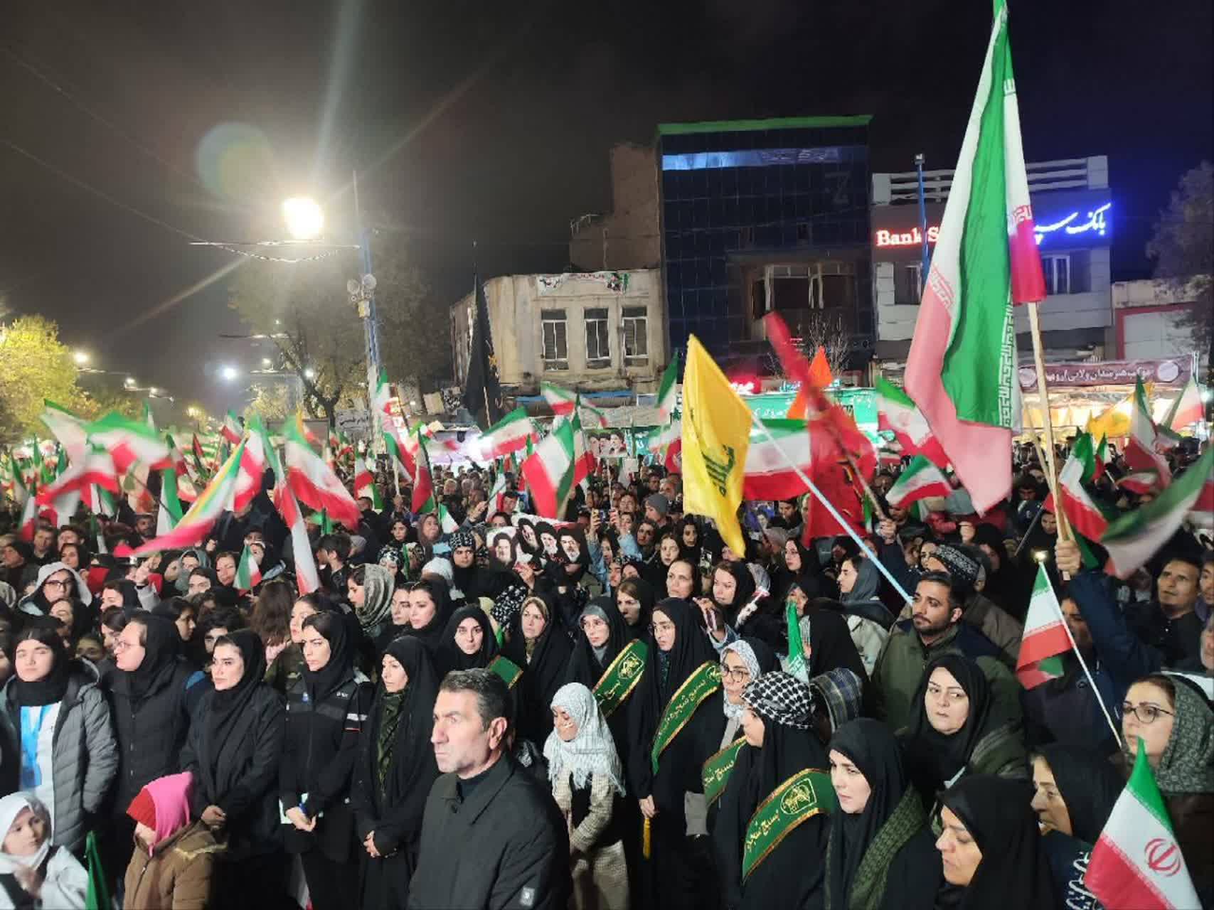 اجتماع مردم غیور ارومیه تبلور انسجام اجتماعی و غیرت ملی + تصاویر