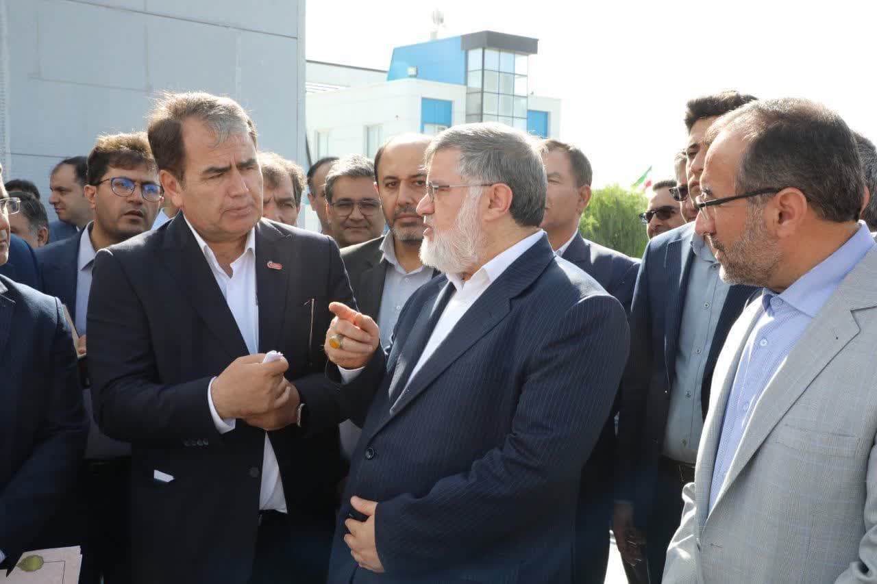 بازدید استاندار آذربایجان غربی از واحدهای تولیدی و صنعتی شهرستان میاندوآب + تصاویر