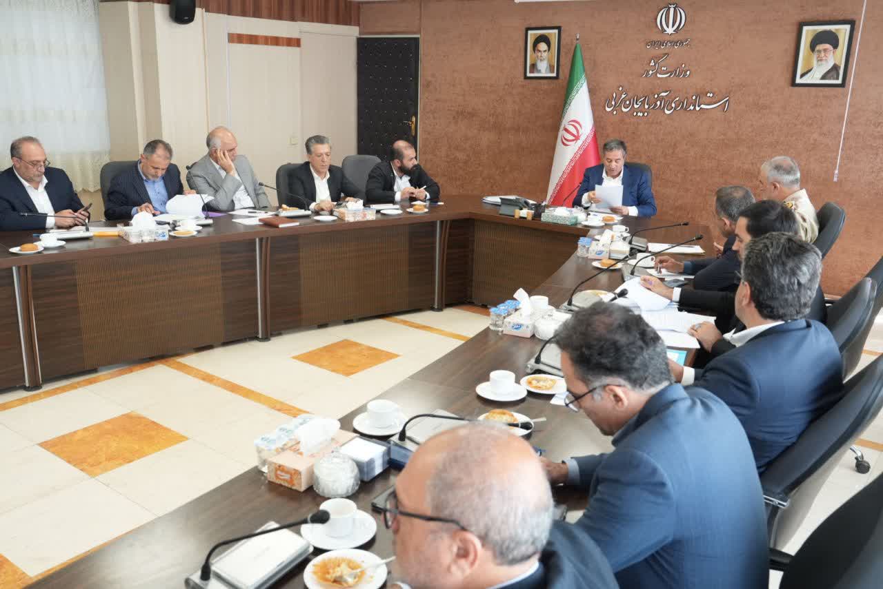 برگزاری جلسه شورای ساماندهی مبادلات مرزی آذربایجانغربی + تصاویر