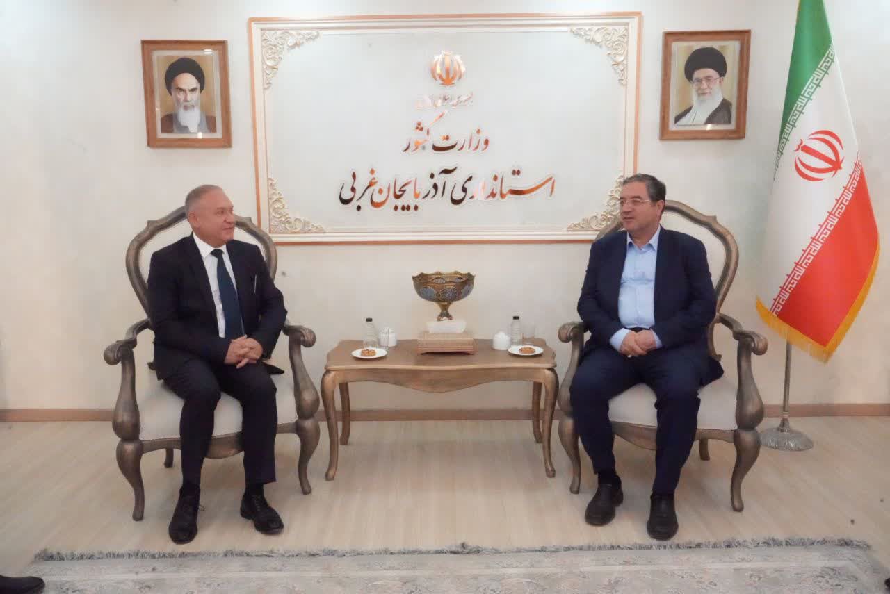 برگزاری دیدار خداحافظی سرکنسول ترکیه در استان با استاندار آذربایجانغربی + تصاویر