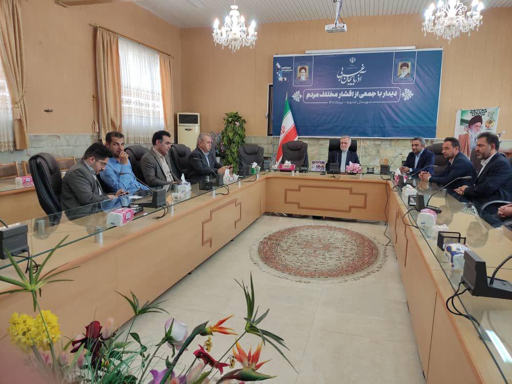 آلبوم تصویری / پیگیری مشکلات شهرستان اشنویه توسط مدیران استانی