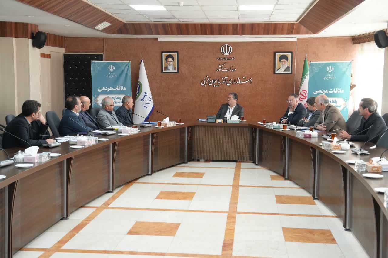 برگزاری ملاقات مردمی استاندار آذربایجانغربی + تصاویر